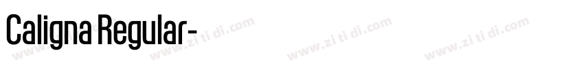 Caligna Regular字体转换 Caligna Regular字体转换